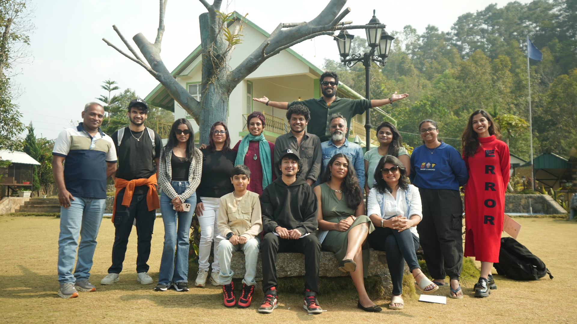 Forge AI Residency group photo - outdoor team photo of builders and mentors