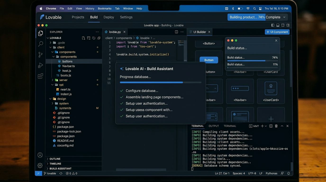 A Working Product built with AI - landing pages, websites, and funnels